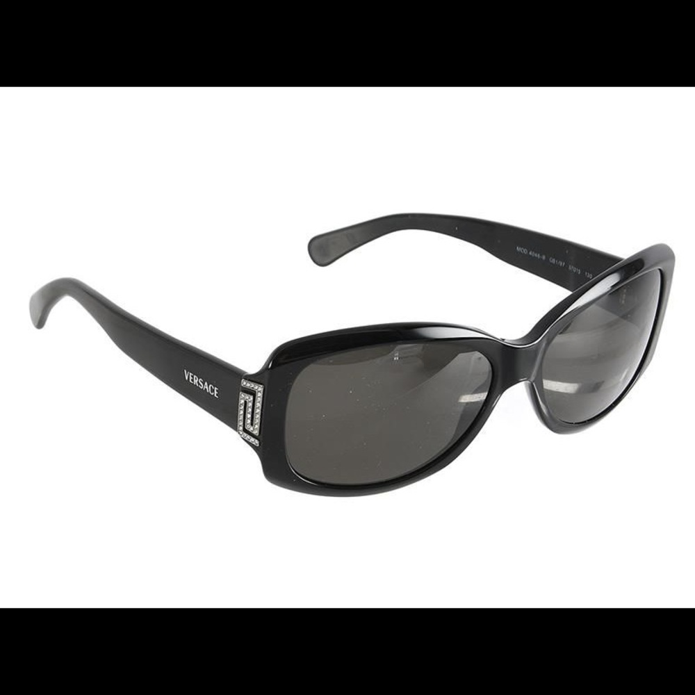 Versace MOD 4046-B Black with Crystals Sunglasses